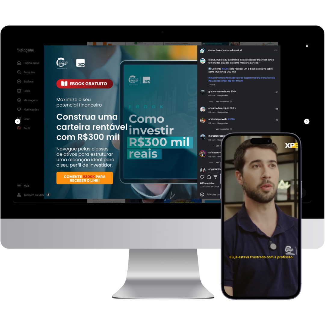 tráfego pago status invest midia paga