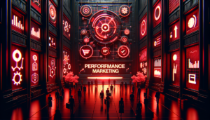 Equipe de agência de performance analisando métricas de campanhas de tráfego pago em dashboard