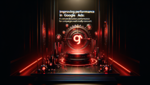 Dashboard Google Ads mostrando métricas de como melhorar performance Google Ads