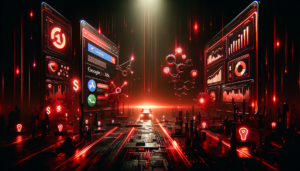 Equipe de marketing interno colaborando com agência parceira em reunião sobre tráfego pago