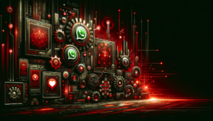 Sistema de atendimento automático WhatsApp com chatbot respondendo clientes