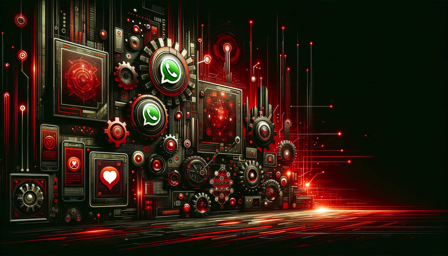 Sistema de atendimento automático WhatsApp com chatbot respondendo clientes