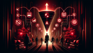 Infográfico mostrando estratégia full funnel com etapas topo meio e fundo do funil de anúncios