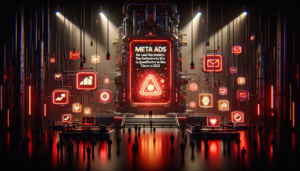 Dashboard de campanha Meta Ads para geração de leads mostrando métricas de conversão