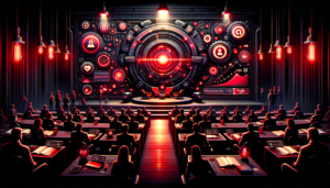 Dashboard de campanha de mídia paga B2B mostrando métricas de leads e conversões