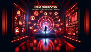 Processo de qualificação de leads representado em funil com etapas MQL e SQL