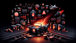 Gráfico mostrando dinheiro sendo desperdiçado em tráfego pago queimando dinheiro sem retorno